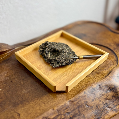 Pu-Erh-Tablett, Tee-Aufbruchtablett, 240 x 240 mm