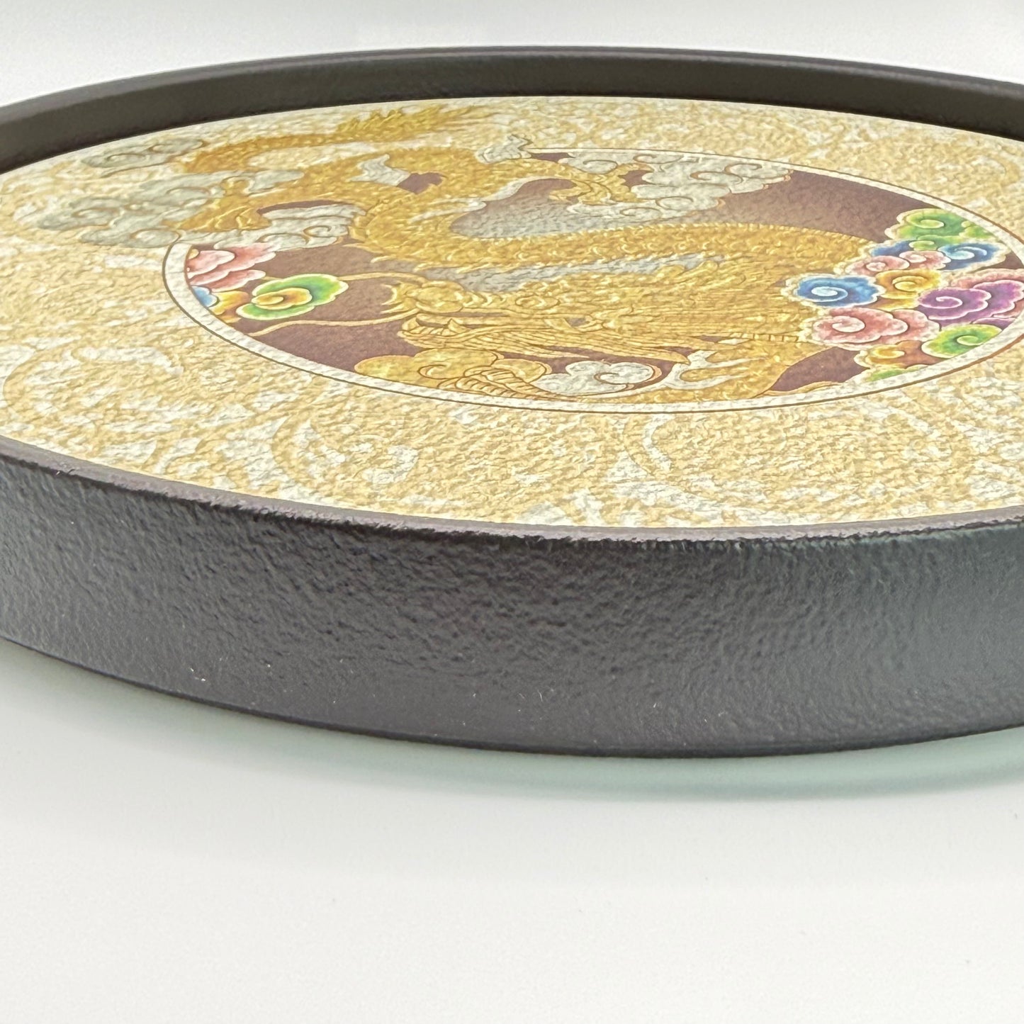 Keramik-Teetisch - Goldener Drache & Kaiserliche Wolken